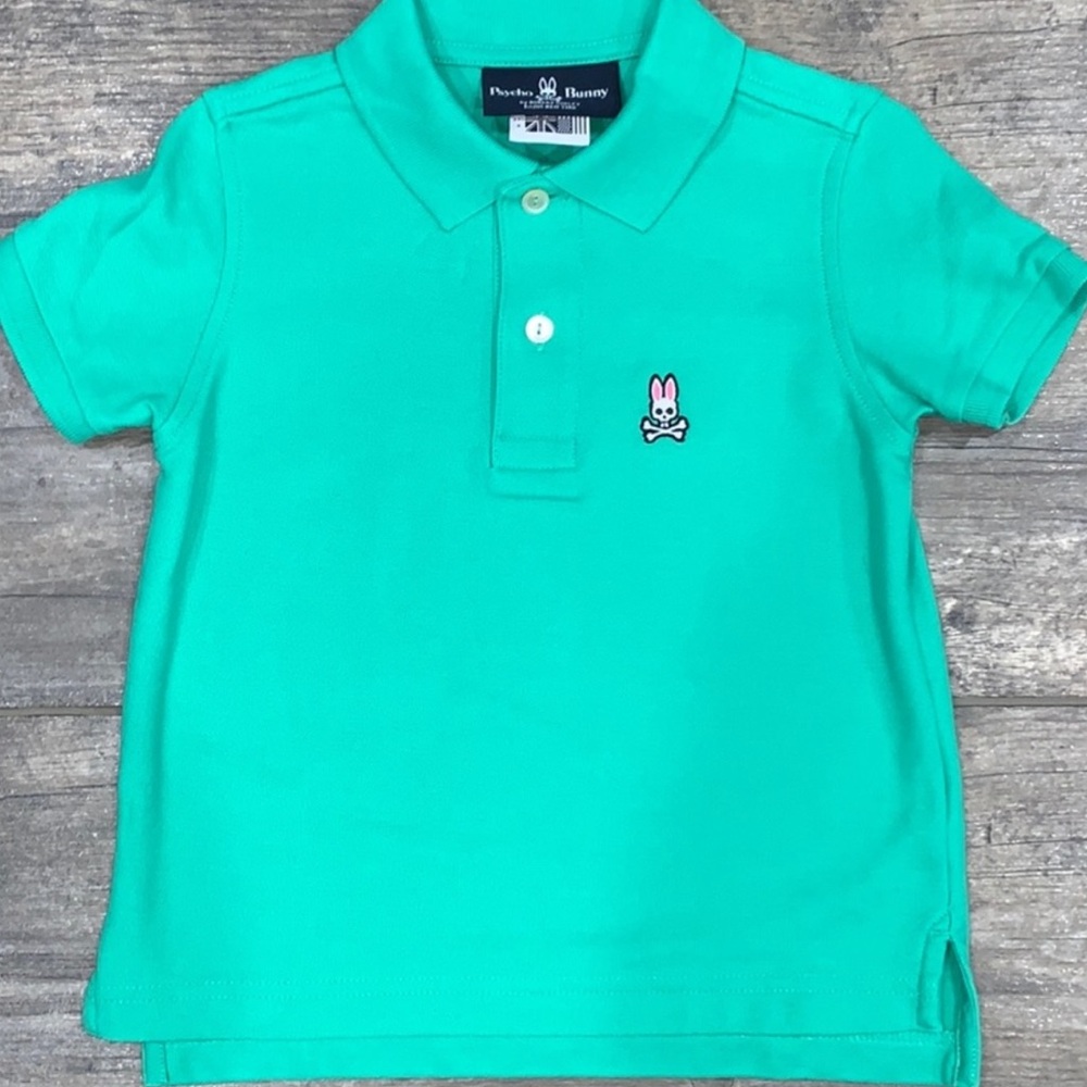 Psycho Bunny boy polo green